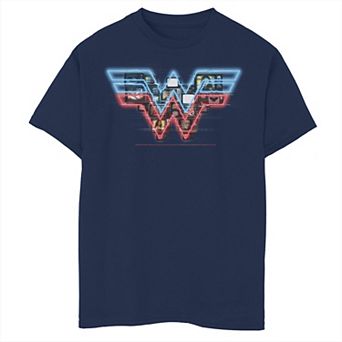 Boys 6-20 Wonder Woman Glow Logo Fill Tee