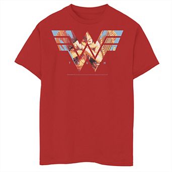 Boys 8-20 Wonder Woman Eagle Truth Logo Fill Graphic Tee