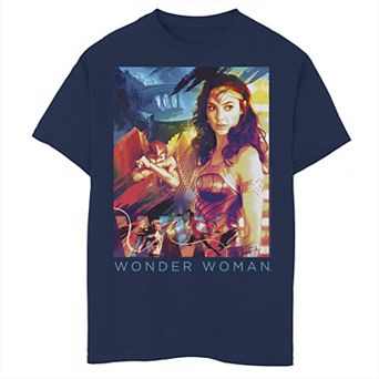 Boys 6-20 Wonder Woman 84 Collage Poster Graphic Tee