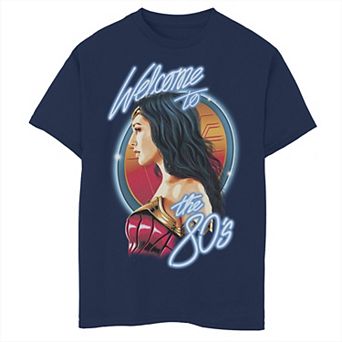 Boys 6-20 Wonder Woman Welcome To The 80s Retro Graphic Tee