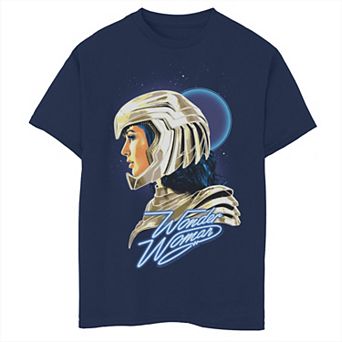 Boys 6-20 Wonder Woman Neon Astronaut Retro Graphic Tee