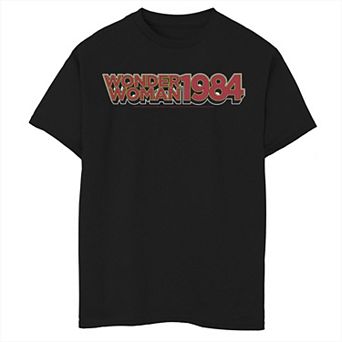 Boys 8-20 Wonder Woman 84 Stacked Logo Tee