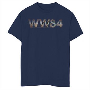 Boys 8-20 Wonder Woman 84 Glitch Logo Fill Tee