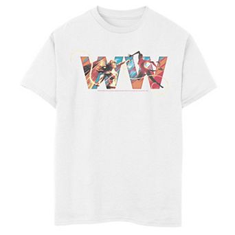Boys 6-20 Wonder Woman Logo Battle Graphic Tee