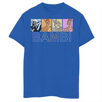 Disney's Bambi Boys 8-20 Group Shot Box Up Graphic Tee