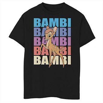 Disney's Bambi Boys 8-20 Name Stack Portrait Tee