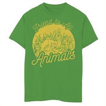 Disney's Bambi Friend To All Animals Boys 8-20 Graphic Tee