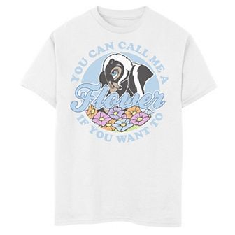 Disney's Bambi Boys 8-20 You Can Call Me A Flower If You Want To Graphic Tee