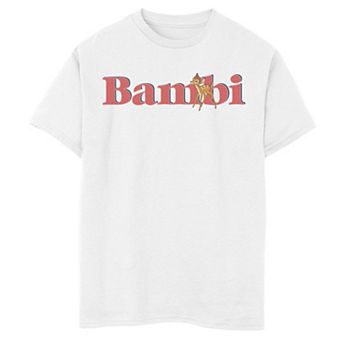Disney's Bambi Boys 8-20 Simple Bambi Logo Graphic Tee