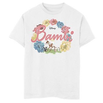 Disney's Bambi Boys 8-20 Floral Ring Logo Graphic Tee