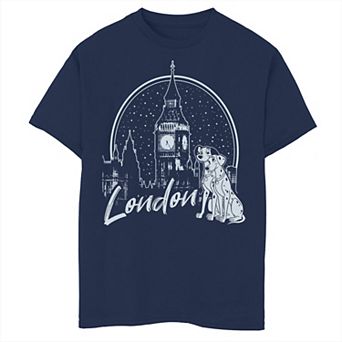 Disney's 101 Dalmatians Pongo & Perdita Boys 8-20 in London Tee