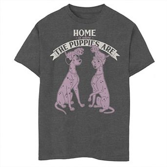 Disney's 101 Dalmatians Home Is Where The Puppies Are Boys 8-20 Tee