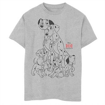 Disney's 101 Dalmatians Boys 6-20 Family Group Shot Graphic Tee
