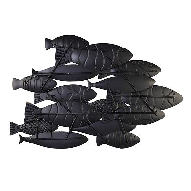 Stratton Home Decor Modern School Of Fish Wall Decor