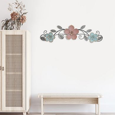 Stratton Home Decor Sydney Floral Over The Door Wall Decor