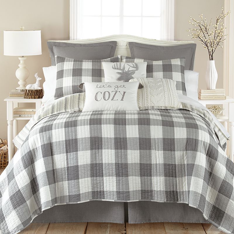 Levtex Home Camden Quilt Set, Grey, King