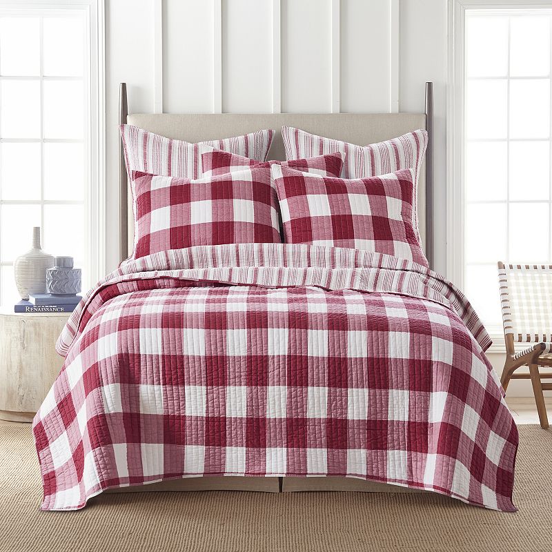 64210502 Levtex Home Camden Quilt Set, Red, Full/Queen sku 64210502