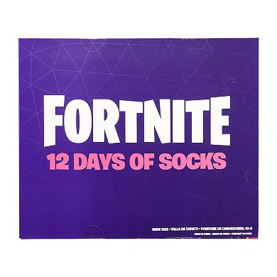 Boys Fortnite 12 Days of Socks