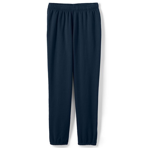 Lands' End Men's Adult Serious Sweats High Pile Fleece Lined Sweatpants In  Radiant Navy