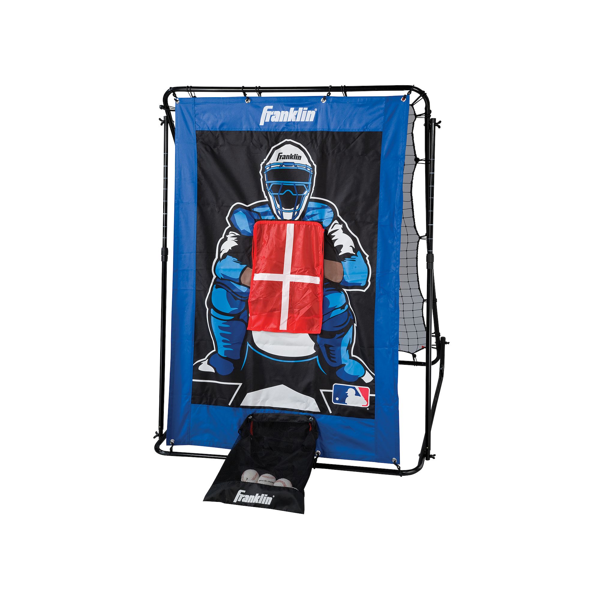 Franklin Sports MLB 2-in-1 Pitch Target & Return Trainer, Multicolor