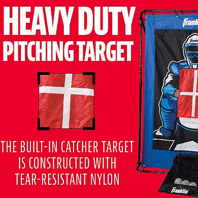 Franklin Sports MLB 2-in-1 Pitch Target and Return Trainer
