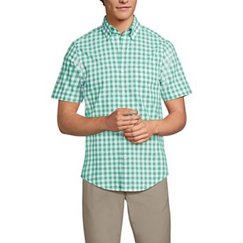 Men's Lands' End Traditional-Fit Essential Lightweight Poplin Button-Down Shirt