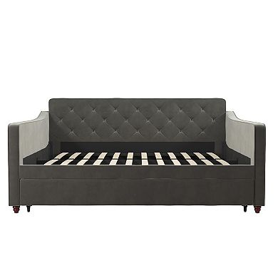 Novogratz Upholstered Full Daybed & Twin Trundle 2-piece Set