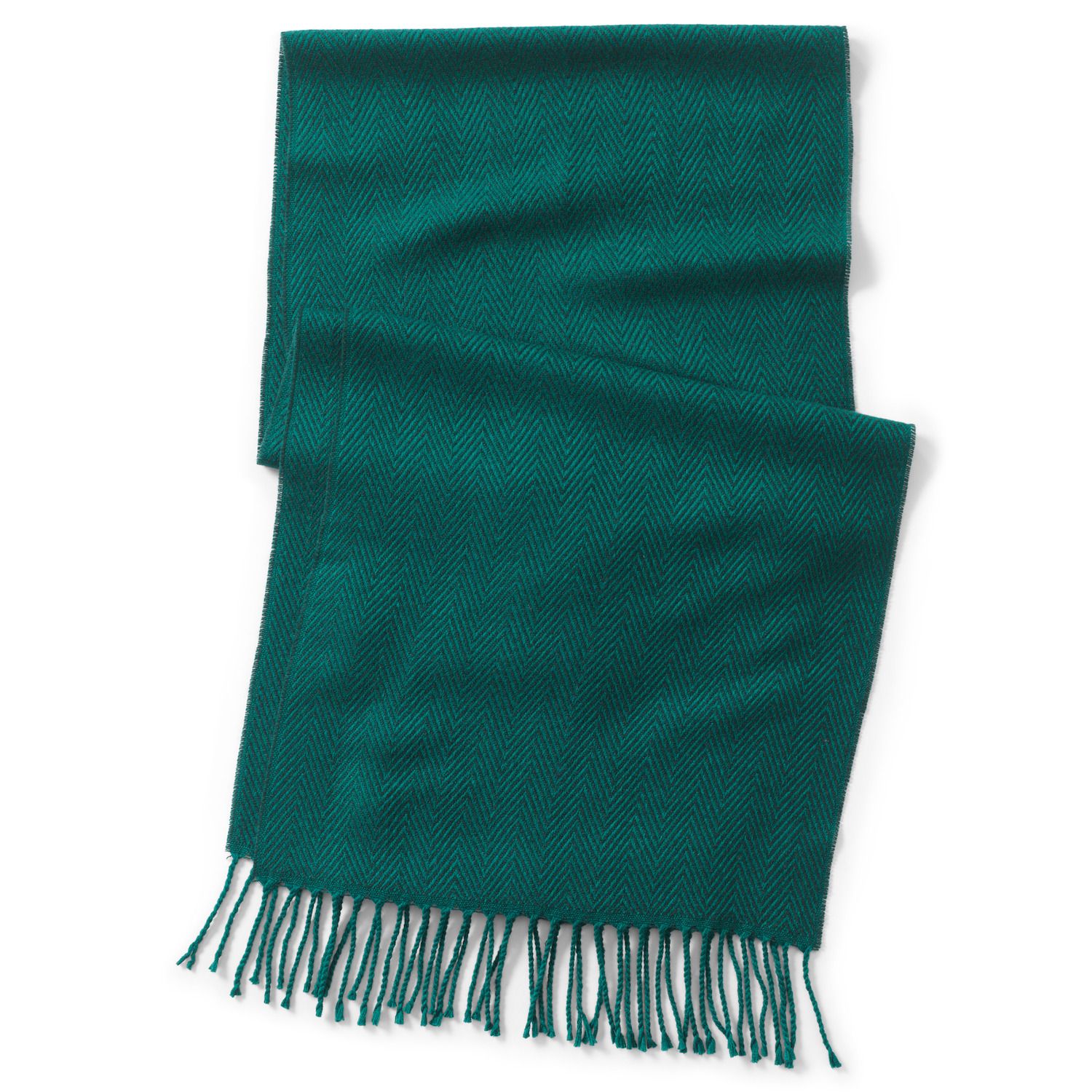 teal winter scarf