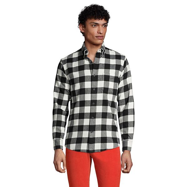 Men's Lands' End TailoredFit Flagship Flannel Shirt