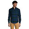 Big & Tall Lands' End Tailored-Fit Plaid Flagship Flannel Shirt