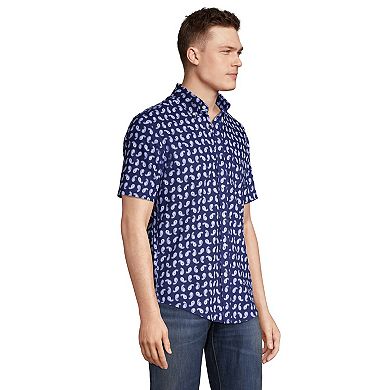 Men's Lands' End Traditional-Fit No-Iron Sportshirt