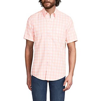 Men's Lands' End Traditional-Fit No-Iron Button-Down Sport Shirt