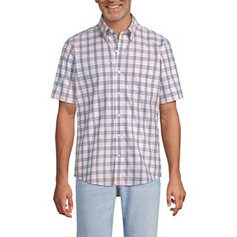 Men's Lands' End Traditional-Fit No-Iron Button-Down Sport Shirt