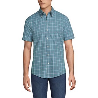 Men's Lands' End Traditional-Fit No-Iron Button-Down Sport Shirt