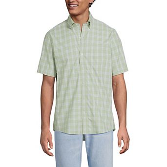 Men's Lands' End Traditional-Fit No-Iron Button-Down Sport Shirt