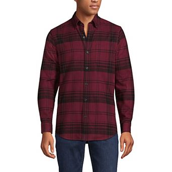Men's Lands' End Traditional-Fit Flagship Flannel Shirt