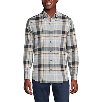 Men's Lands' End Traditional-Fit Flagship Flannel Shirt