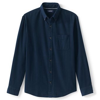 Men's Lands' End Traditional-Fit Flagship Flannel Shirt