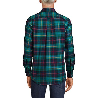 Big & Tall Lands' End Tailored-Fit Flagship Flannel Shirt