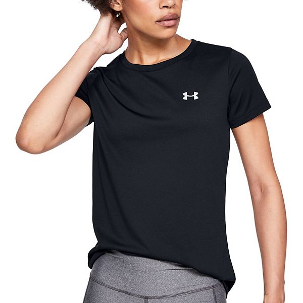 Women's Under Armour Tech&trade; Crewneck Tee - Black (X LARGE)