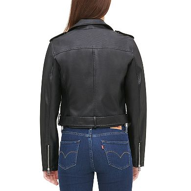 Women's Levi's® Faux-Leather Motorcycle Jacket