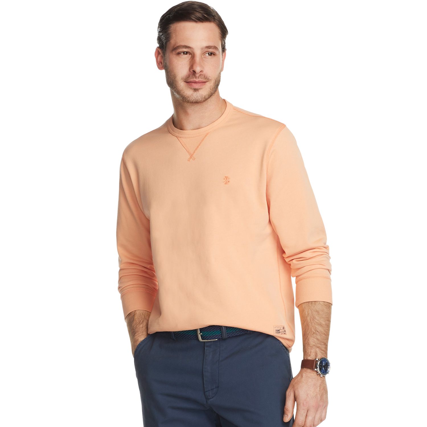 men's french terry crewneck sweatshirt