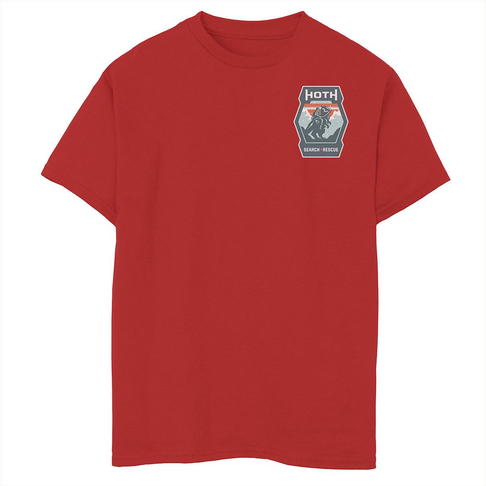 Boys 6-20 Star Wars Hoth Search And Rescue Left Chest Logo Tee
