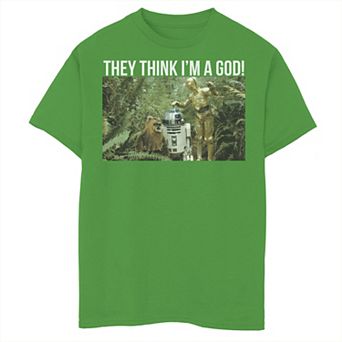 Boys 8-20 Star Wars They Think I'm A God Portrait Tee