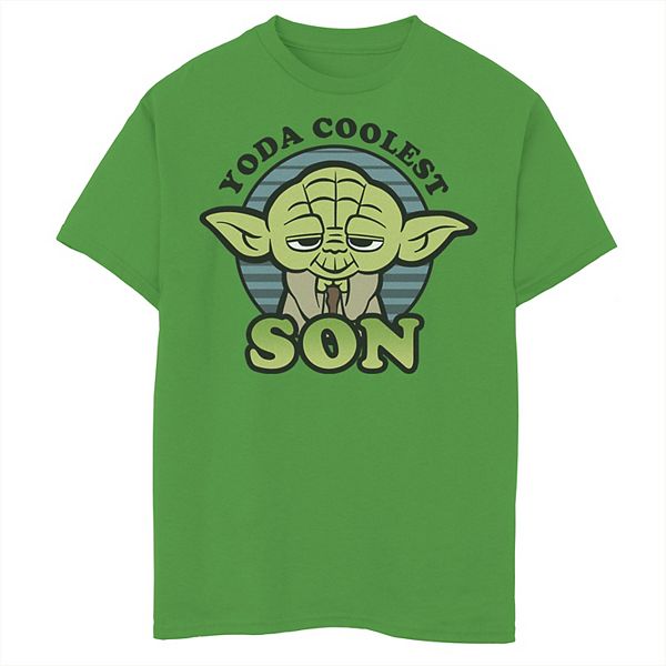 Boys 8 20 Star Wars Yoda Coolest Son Cartoon Tee - bendy in my shadowy friend t shirt roblox
