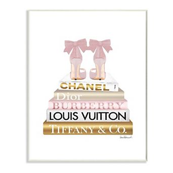 Stupell Home Decor Pink Heels Plaque Wall Art