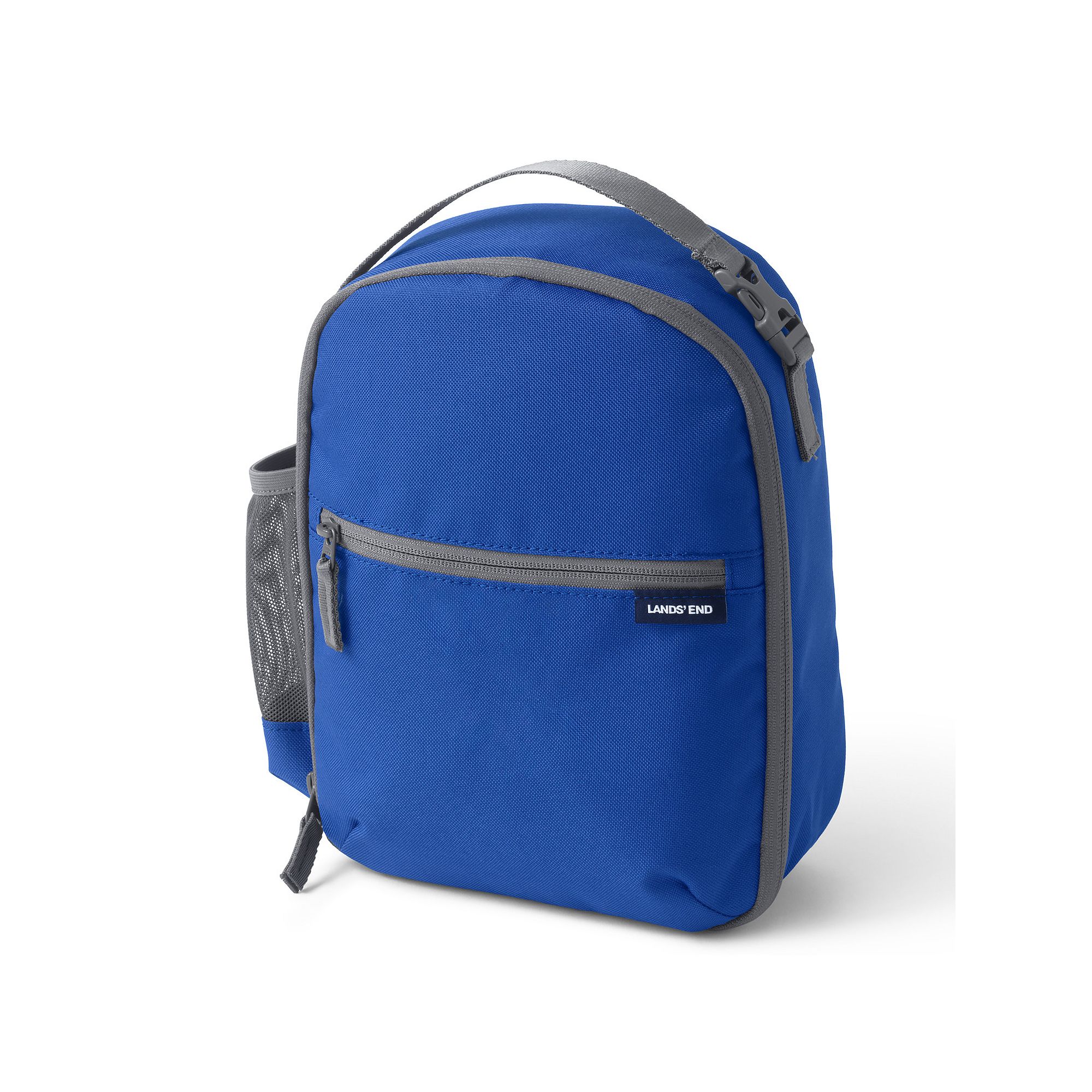 Kids Lands End Insulated Soft Sided Lunch Box, Blue