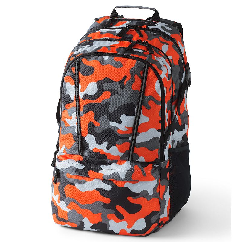 Kids Lands End ClassMate Extra Large Backpack, Orange