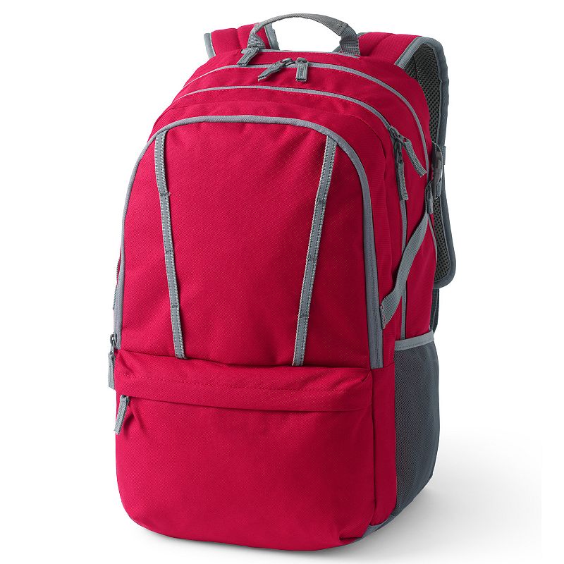 Kids Lands End ClassMate Extra Large Backpack, Red