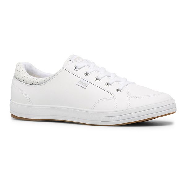 Ladies white leather outlet keds